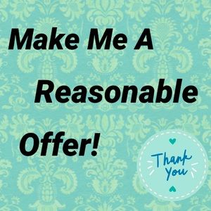 Make Me A Reasonable Offer!